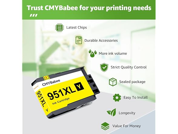 CMYBabee Compatible 950xl 951xl Ink cartridges