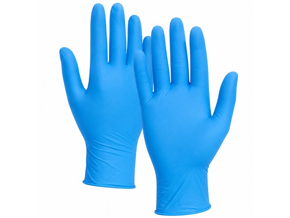 1000ct Blue Nitrile Gloves - Medium