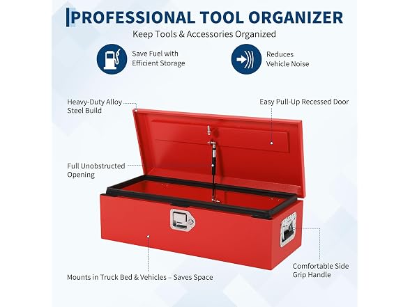 39'' Heavy Duty Steel Truck Bed Tool Box