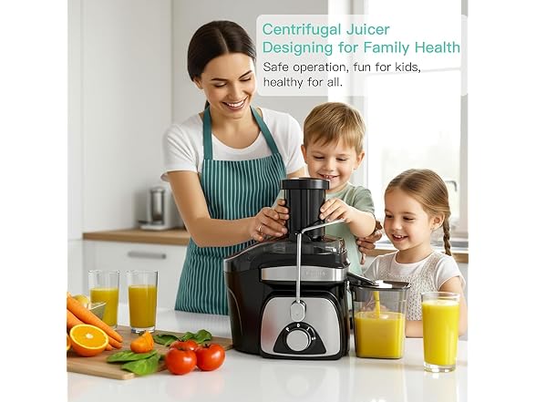 AZEUS Juicer Extractor with Titanium Blades