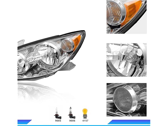 SOCKIR Headlight Assembly Pair Compatible with XLE