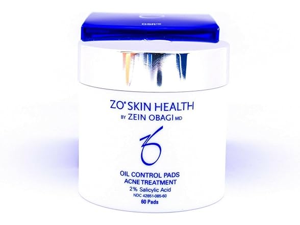 ZO Skin Oil Control Pads, 2% Salicylic Acid, (60-Count)