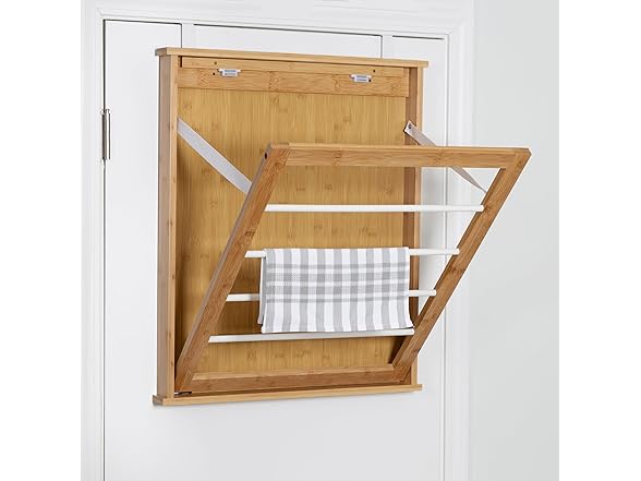 Honey-Can-Do Wall-Mounted Clothes Drying Rack