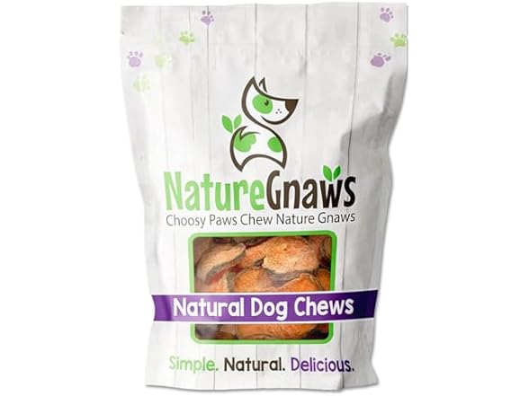 Nature Gnaws Sweet Potato Chips for Dogs
