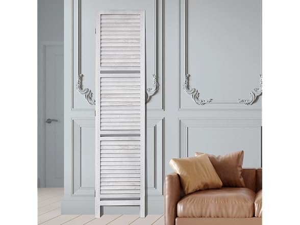 Wood Room Divider, 4 Panel Wood Folding
