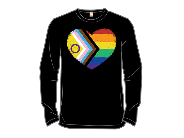 Progress Pride Flag Heart