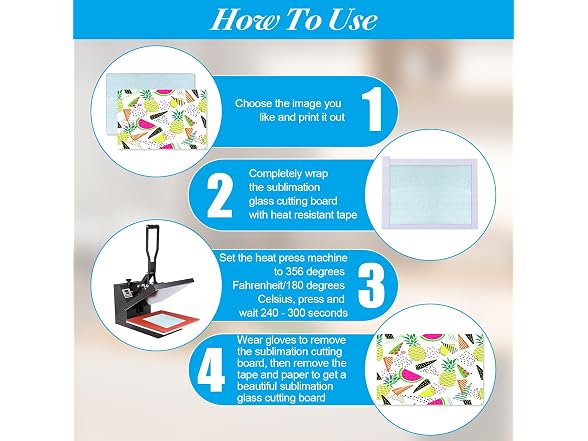 6 Pcs Sublimation Cutting Board Blanks