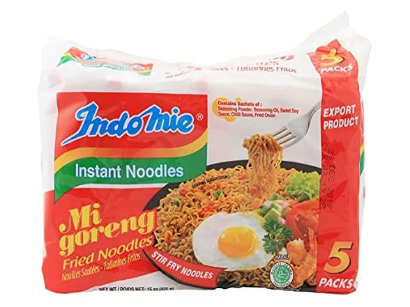 6PK Indomie Mi Goreng Instant Stir Fry Noodles