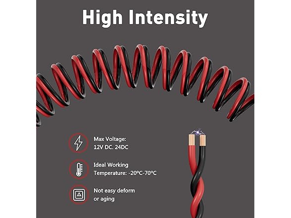 HiFind 14/2 Gauge 100 FT Red Black Hook