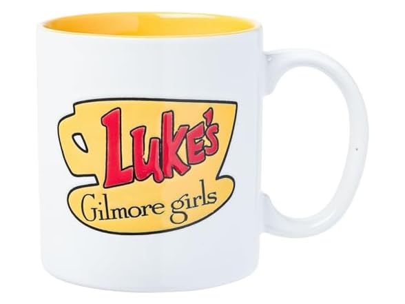 Gilmore Girls Luke's Diner Logo Wax Resist Ceramic Mug