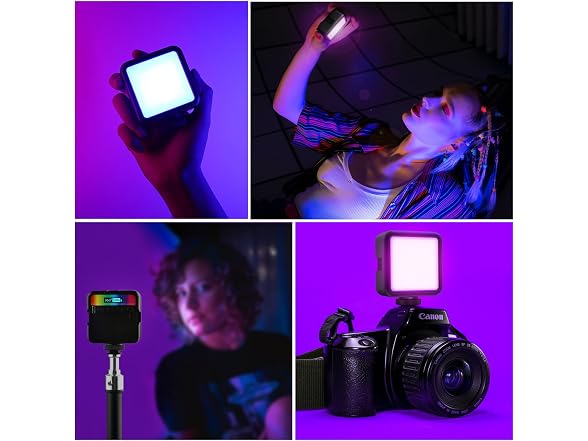 ALTSON Magnetic RGB LED Video Light (Black)