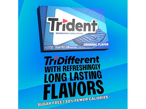24PK Trident Original Flavor Sugar-Free Chewing Gum