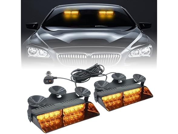 2 in 1 LED Emergency Strobe Lights Kit