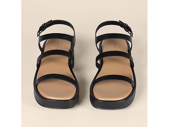 Amazon Essentials Women's Strappy Flatform Sandals