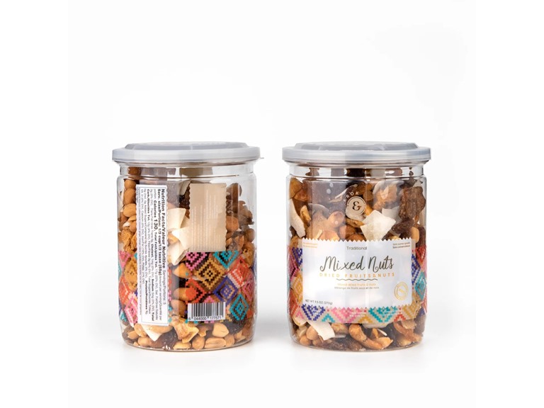 (3pk) Krok Krak Mixed Nuts & Dried Fruits in Glass Jar