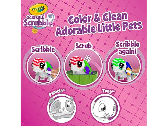 Crayola Scribble Scrubbie Pets Scented Spa