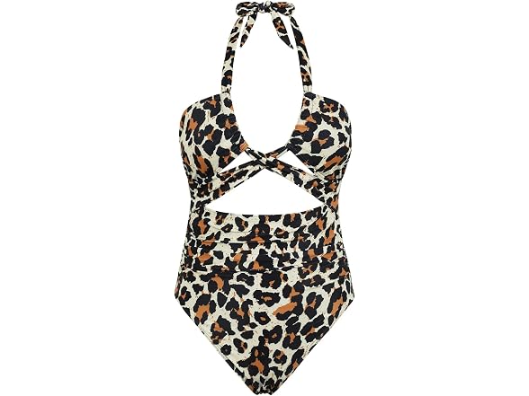 Hilor Girls (18) Swimwear Plunge V Neck Swimsuit