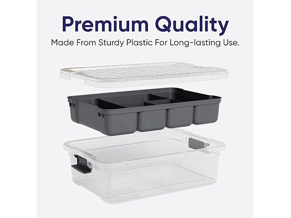 Superio Storage Container Organizing Bin