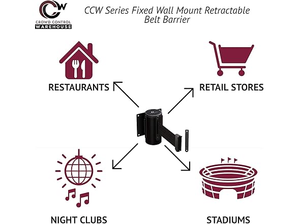 Crowd Control Warehouse - Belt Barrier