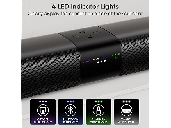 WebsLand Sound Bar | 80W 2.0Ch