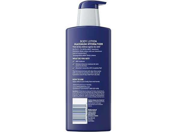 NIVEA MEN Maximum Hydration Lotion 16.9oz