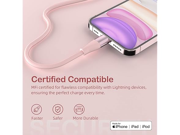 MenoSupp iPhone Charger cord