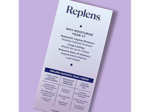 Replens Vaginal Moisturizer 8 Applicators