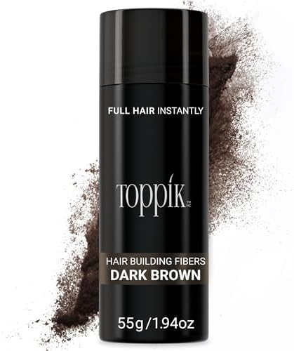 Fibers, Dark Brown, 1.94 oz, 2