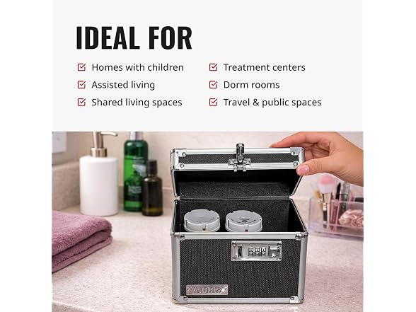 Vaultz Locking Security Box, Combination