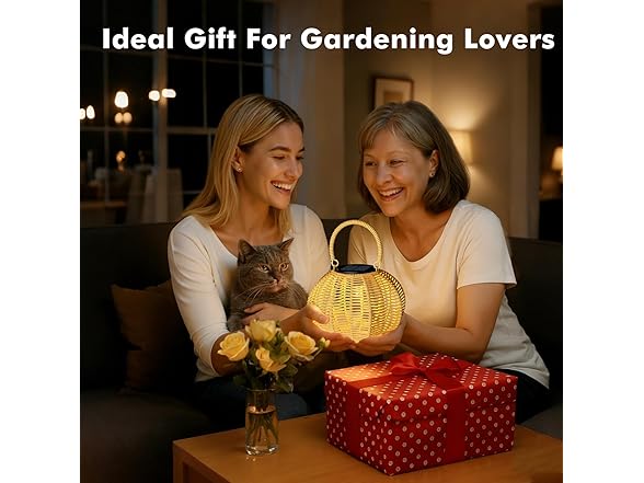 KagoLing Solar Lanterns Outdoor Waterproof, 2PK