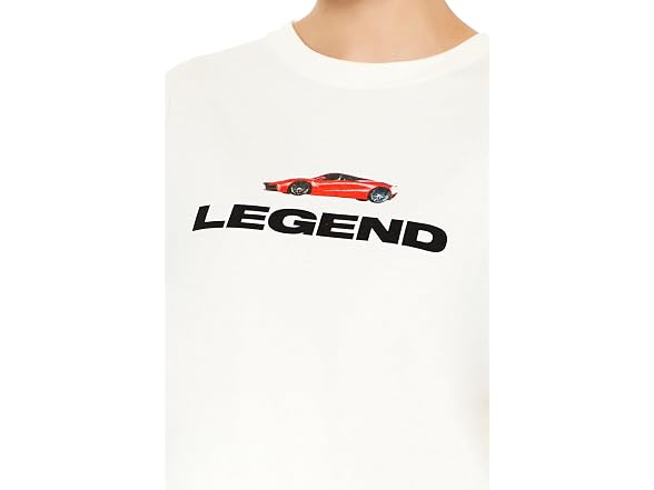 Forever 21 Women (XS) Sports Car Legend Baby Tee