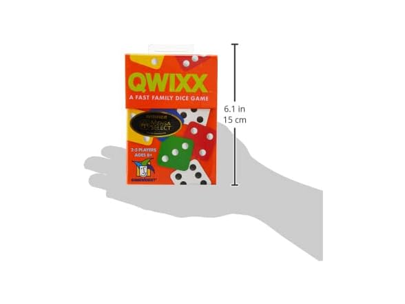 Gamewright Qwixx Fast Family Dice Game  Quick 15
