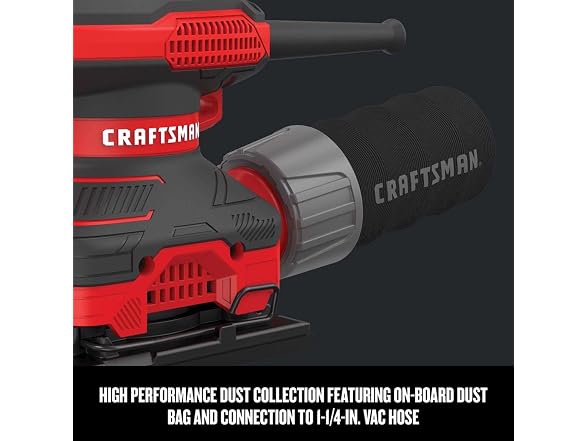 CRAFTSMAN CMEW230 Electric Sander, 1/4 Sheet Corded