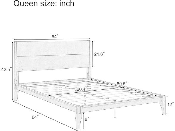 Harper & Bright Designs Queen Bamboo