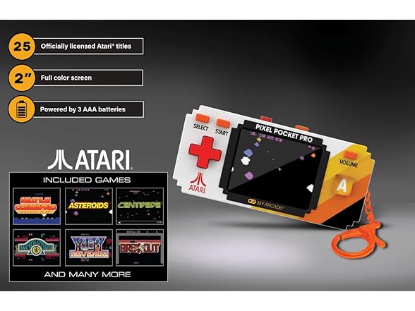 My Arcade Atari Pixel Pocket Pro