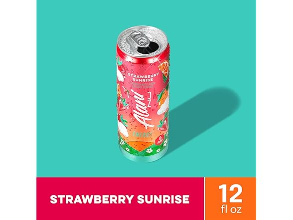 12PK Alani Nu STRAWBERRY SUNRISE Sugar Free