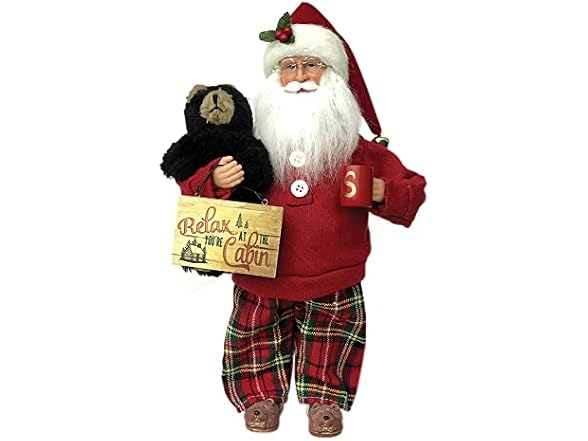 15" Relax at the Cabin Claus