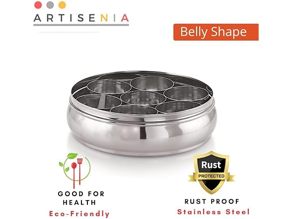 Stainless Steel Spice Masala Box Container