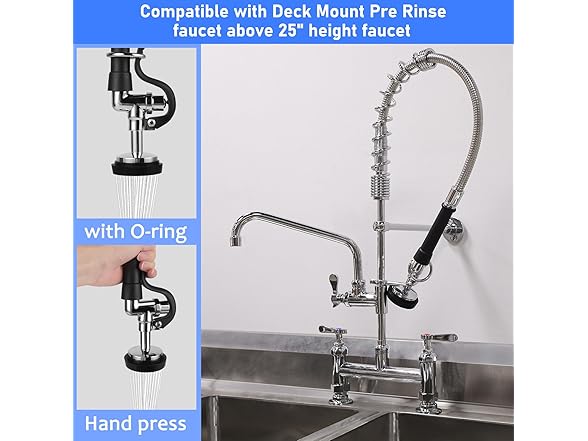 TBER Spray Valve 38" Pre-rinse Hose