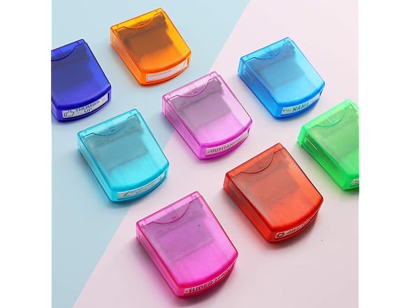 8PCS Teacher Stamp Set,Colorful