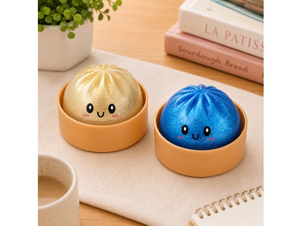 2-Pack Mystery Glitter Squishy Dumpling