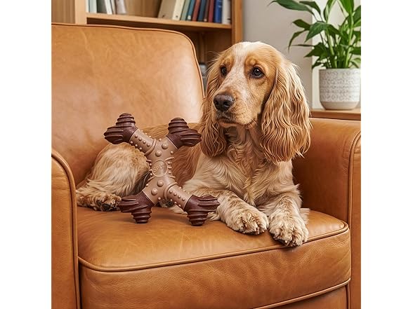 SPOT Bam-Bones Dental X-Bone Dog Chew Toy