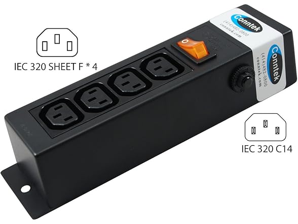 Conntek 55705 Power Strip 250V 7.5in Housing