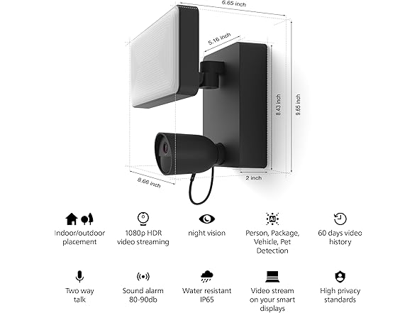 Philips Hue 583146 Secure Floodlight with Camera