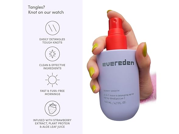 Evereden Kids Detangler Spray 4-in-1 4oz