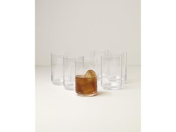 Lenox Tuscany Classics Stackable Glass Coolers, Set Of 6