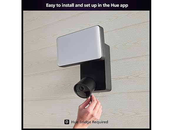 Philips Hue 583146 Secure Floodlight with Camera