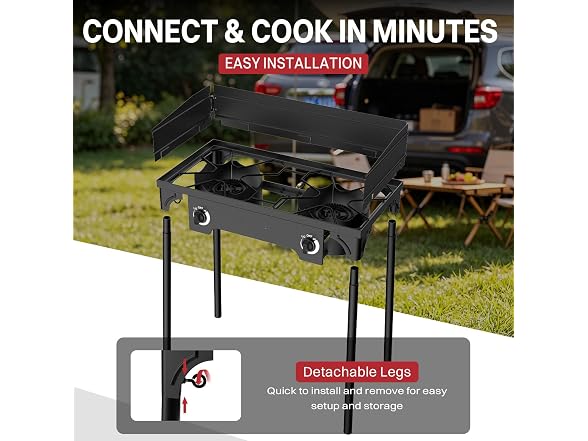 Pipopa 2 Burner Propane Stove