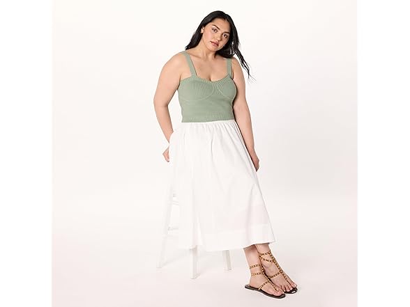 The Drop Womens Zadie Cropped Sweater Tank (S)