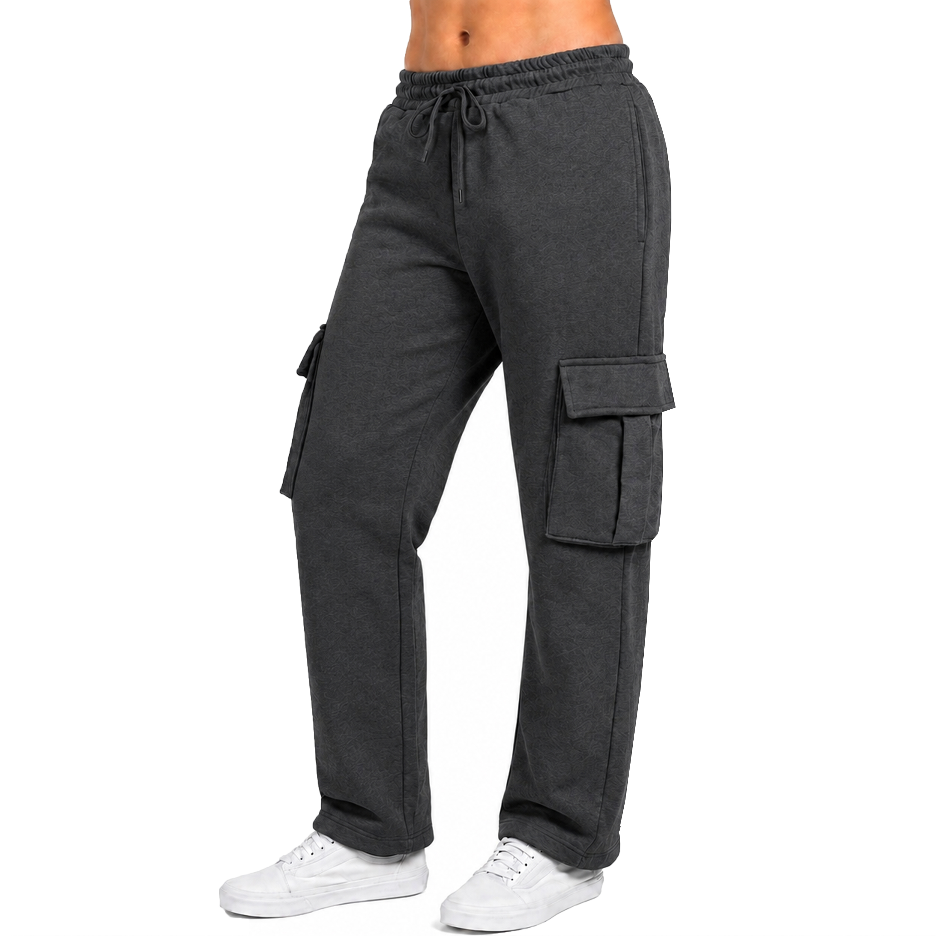 3Pk Womens Open Bottom Fleece Sweatpants - Gallery 32